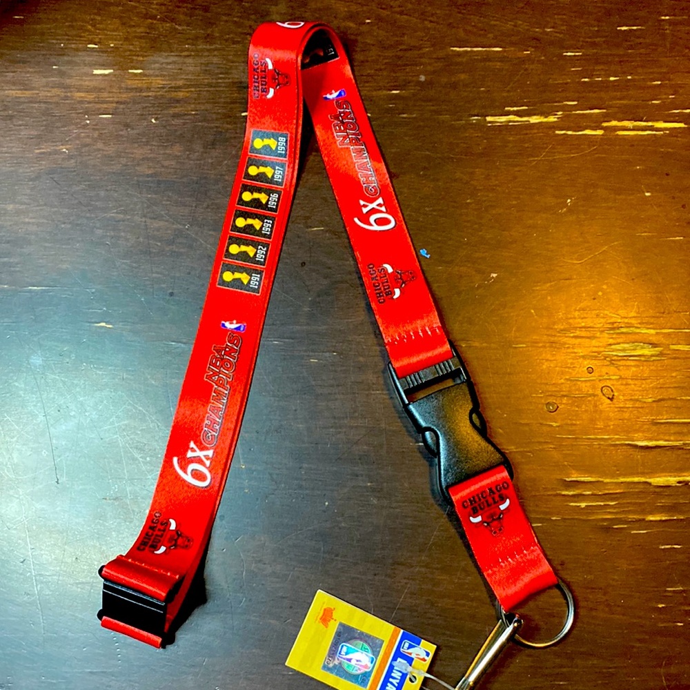 NBA Chicago Bulls 6x Champions Lanyard